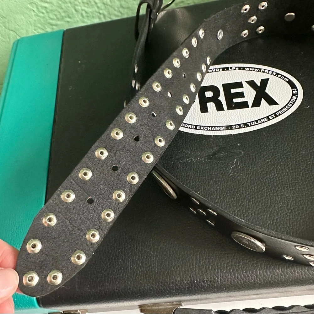 Studded Leather Belts with Coins Handmade in Morocco sz S/M